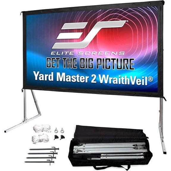 Elite Screens Yard Master 2 120-Inch Dual Projector Screen