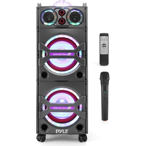 Pyle Portable Bluetooth PA Speaker with Microphone