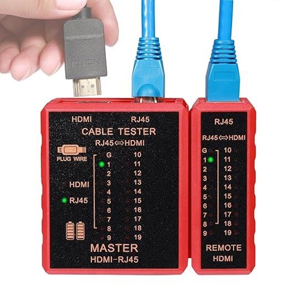 HDMI Tester Portable High Definition Network Cable Tester Checker