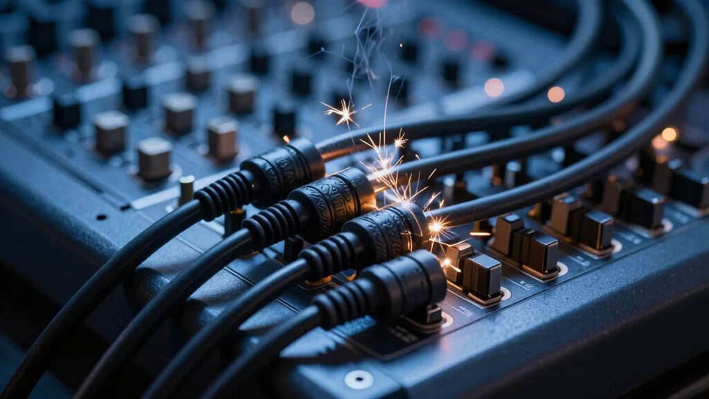 power cables cause noise