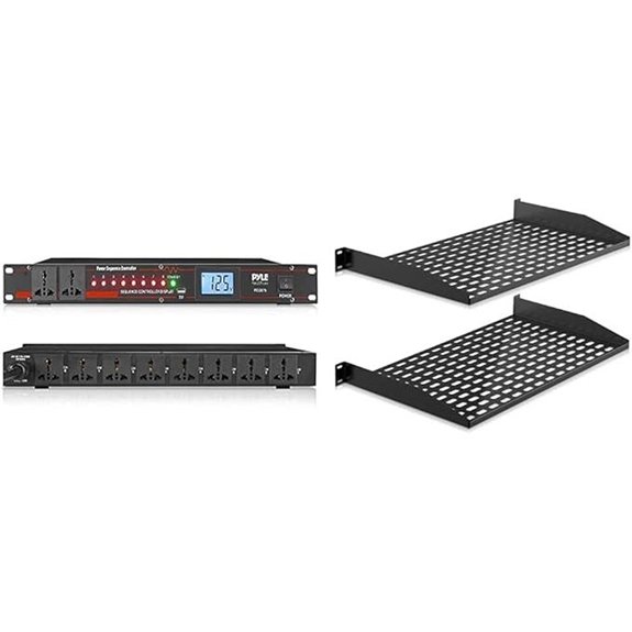 Pyle 10-Outlet 2000W Power Sequencer Rack Mount