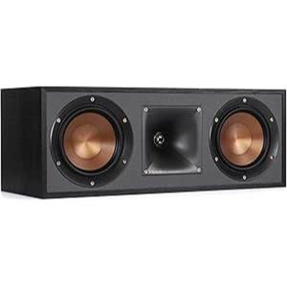 Klipsch R-52C Powerful Detailed Center Channel Home Speaker - Black
