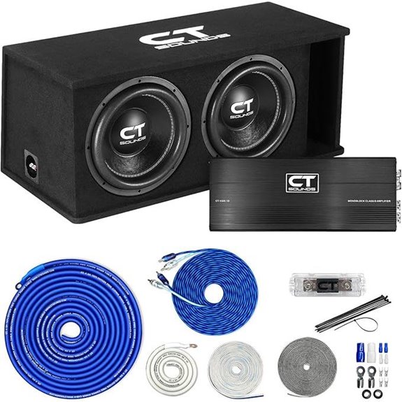 CT Sounds Dual 12” 2600W Bass Package