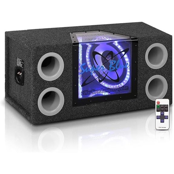 Pyramid 1000W Dual Bandpass Car Subwoofer System