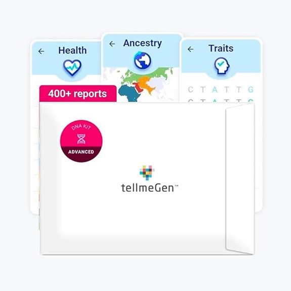 tellmeGen Advanced DNA Test Kit with Reports