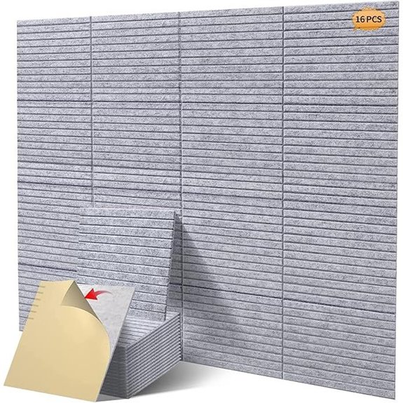 Pro Grade Soundproof Wall Panels (16 pcs)