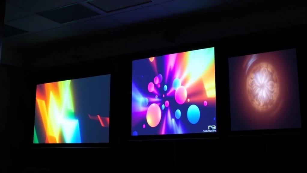 projector brightness in various environments