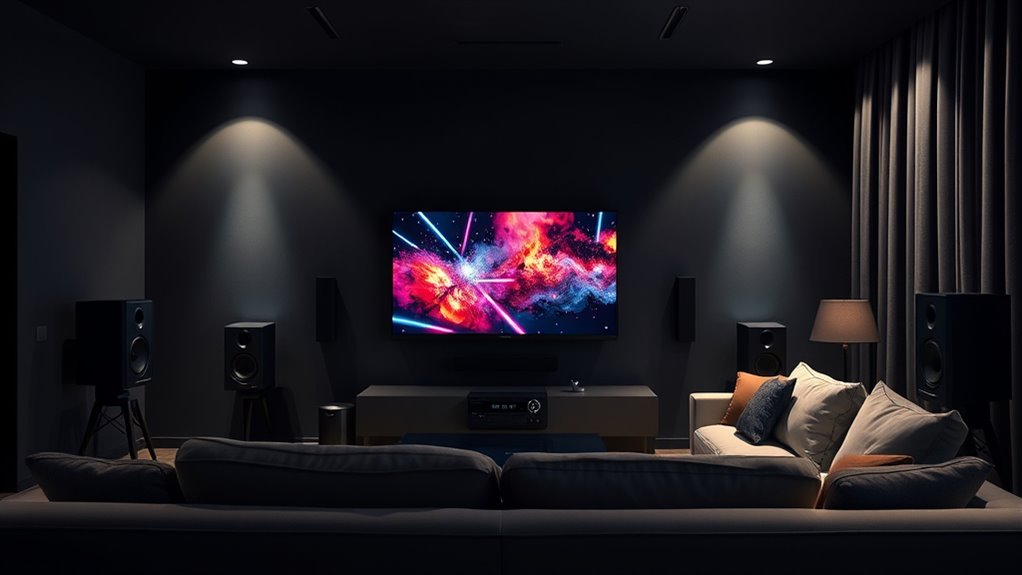 proper speaker placement and calibration