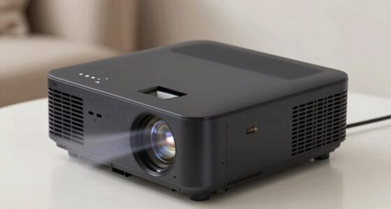 quiet projector fan placement