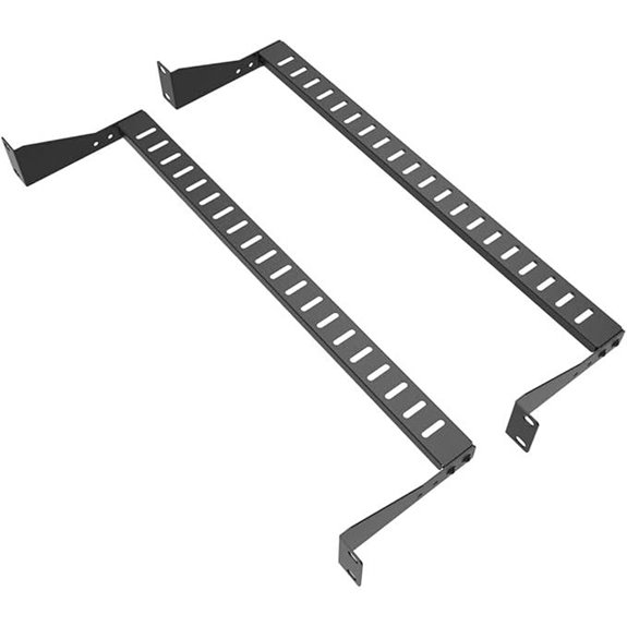 JINGCHENGMEI 2-Pack 1U 19-Inch Rack Cable Bracket