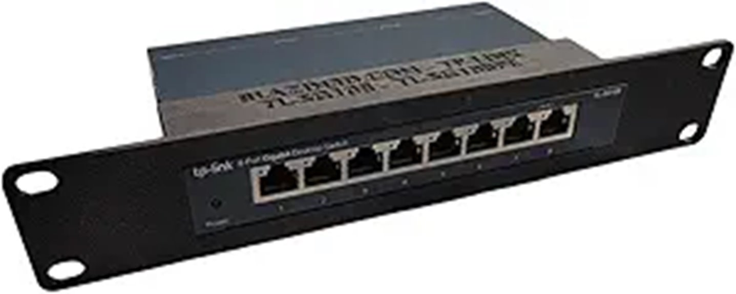 Network Rack Mount for TP-Link TL-SG108 Switch