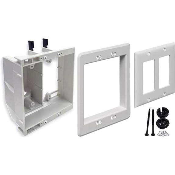 IMBA-TVBU505 Recessed TV Outlet Wall Plate Kit