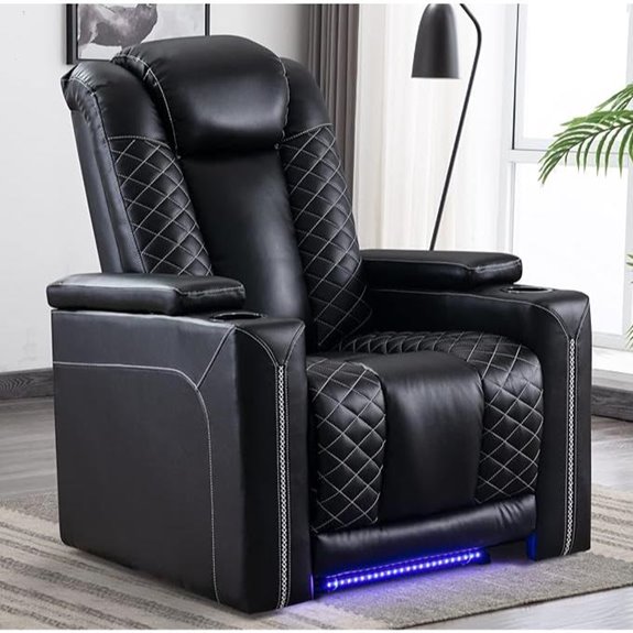 CANMOV Power Recliner Chair with USB and Cup Holders