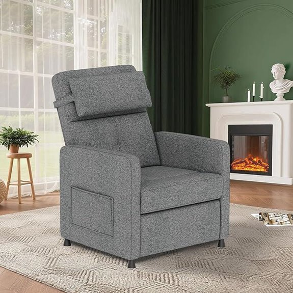 GarveeHome Electric Recliner Chair with USB and Pockets