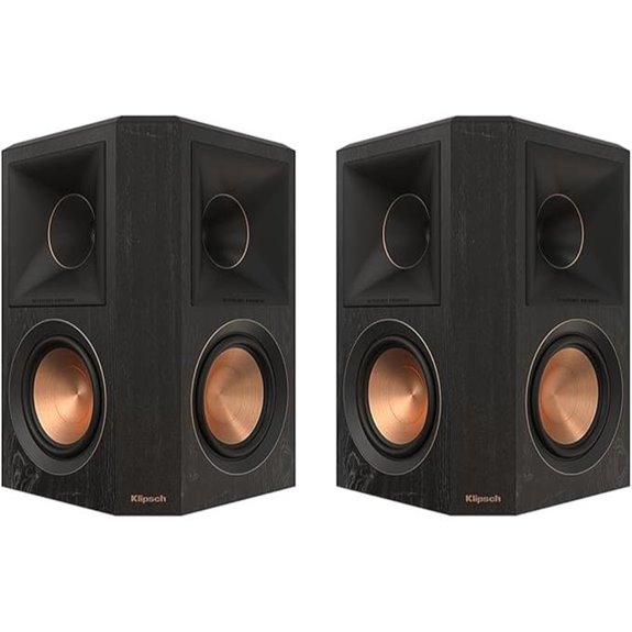 Reference Premiere RP-502S II Ebony Surround Sound Speakers
