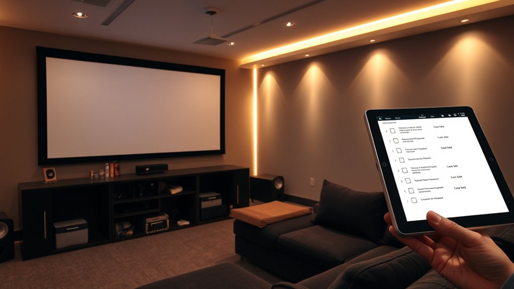 regular home theater maintenance