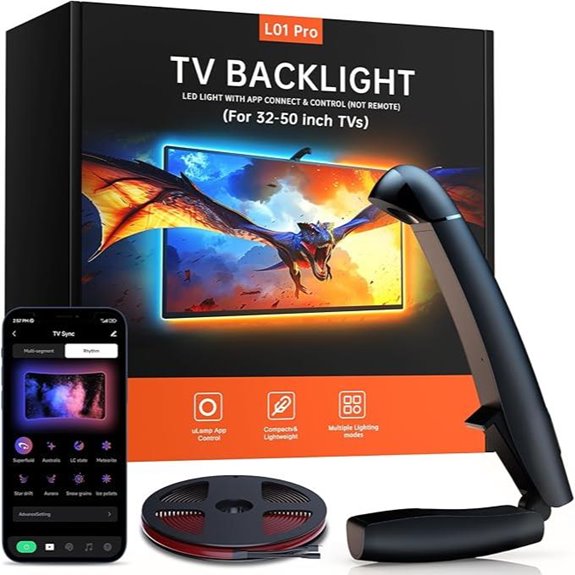11.5ft RGB TV Backlight with App & Music Sync