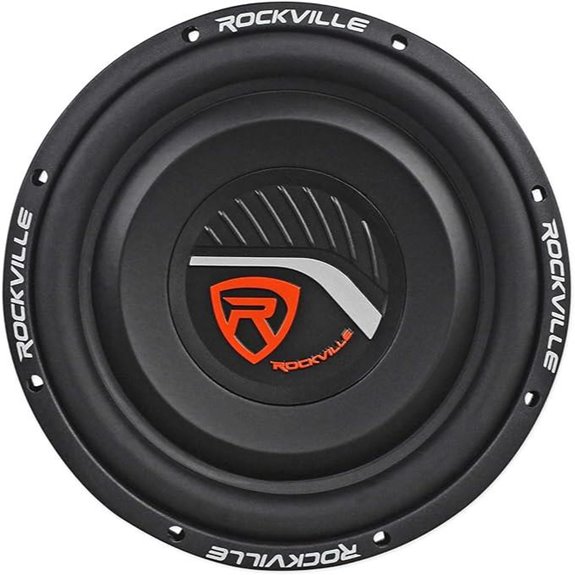 Rockville 12 1400W Car Subwoofer Compact Bass