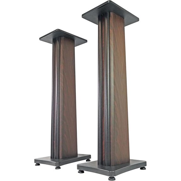 Rockville SS36D 36 Home Speaker Stands with Cable Management