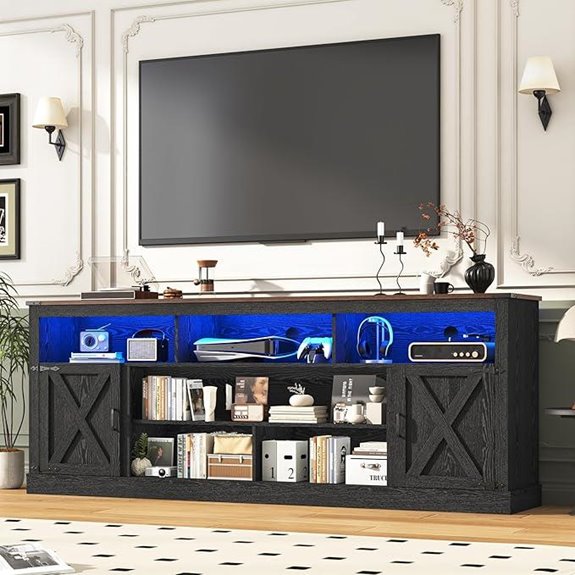 Rustic TV Stand for Up to 90 TVs