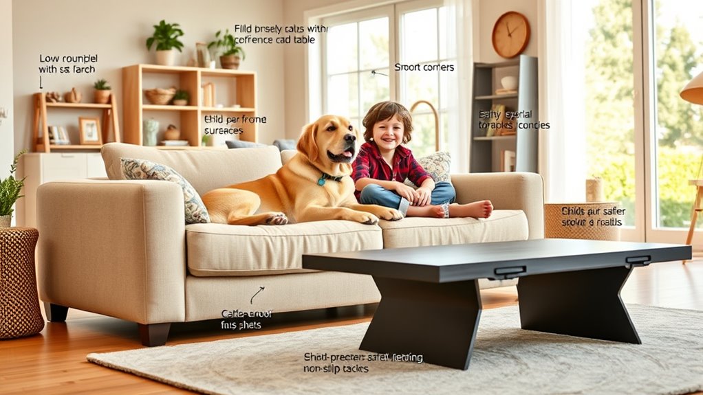 safe child pet friendly furniture