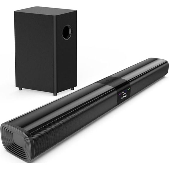 Saiyin 24 100W Soundbar with Subwoofer & Bluetooth