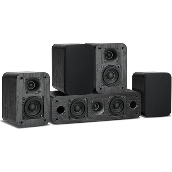 Saiyin 5.0 Surround Sound System with Passive Speakers