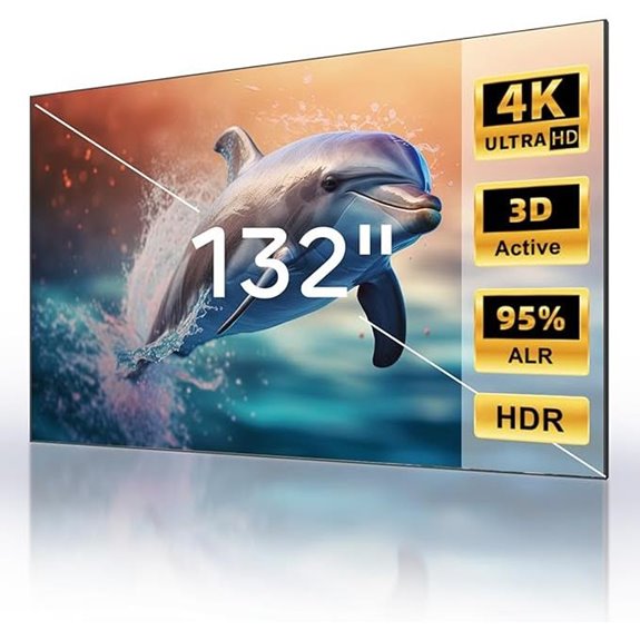 NothingProjector 132 ALR Seamless Fixed Frame Screen