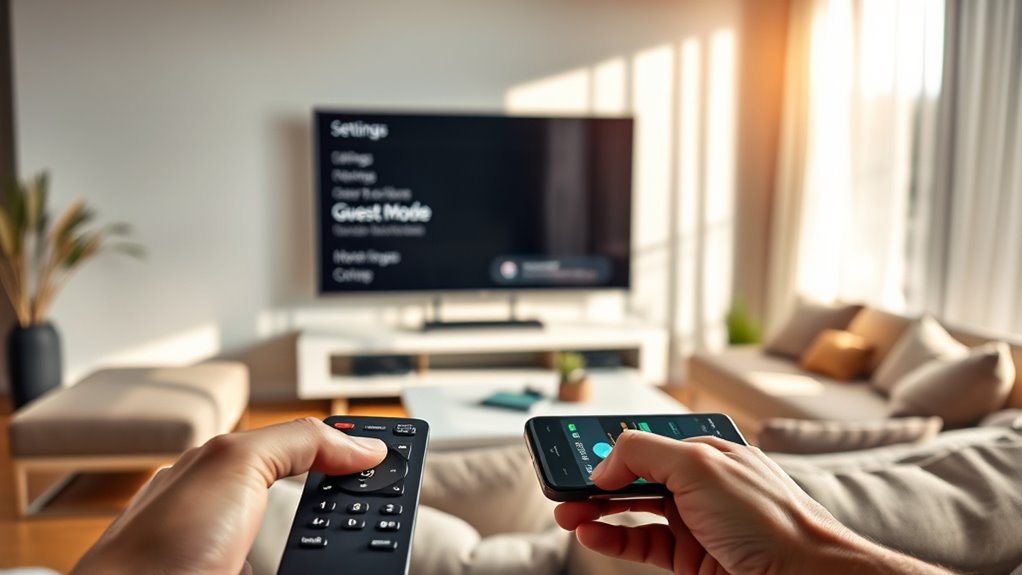 secure guest device sharing