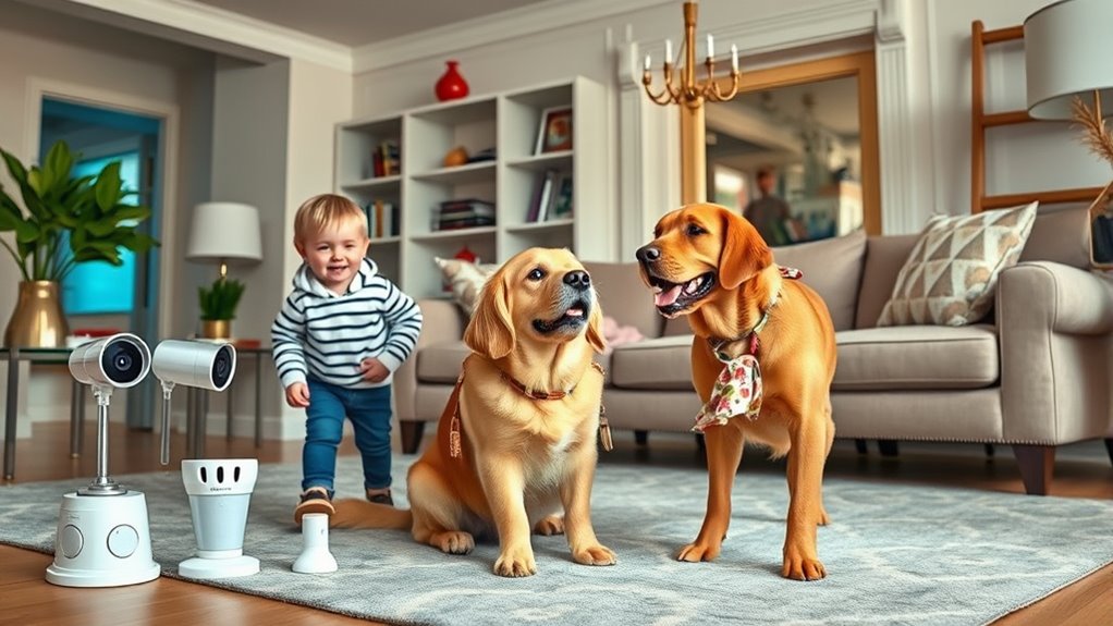 secure home with safety measures