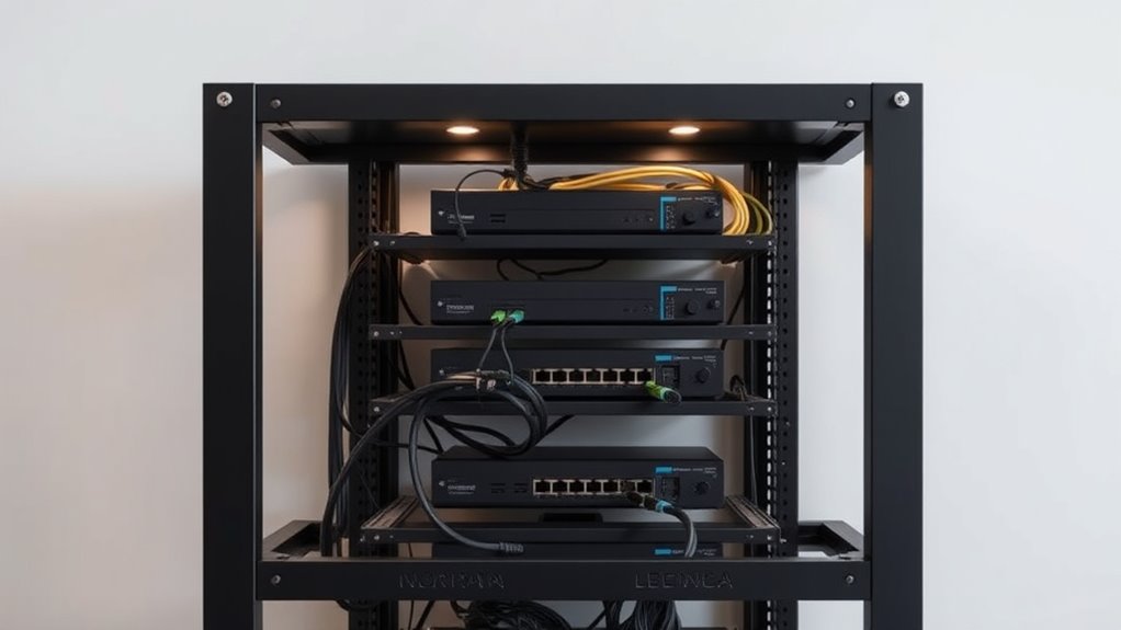 selecting suitable network rack