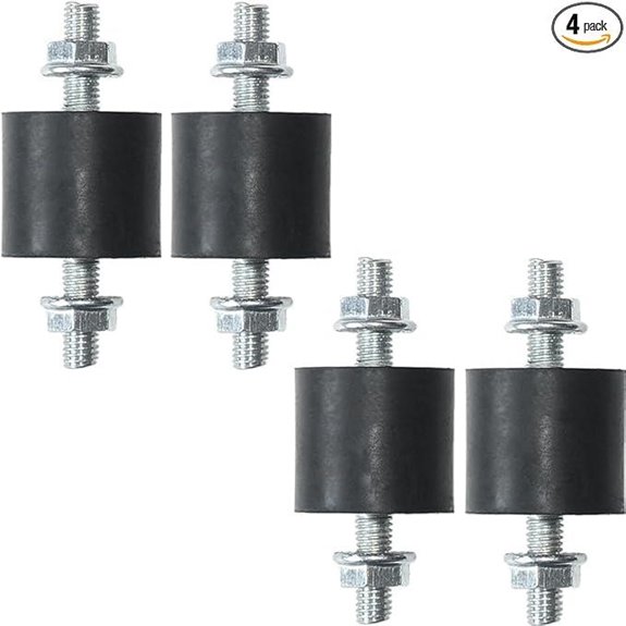 4pcs Rubber Vibration Isolator Mounts
