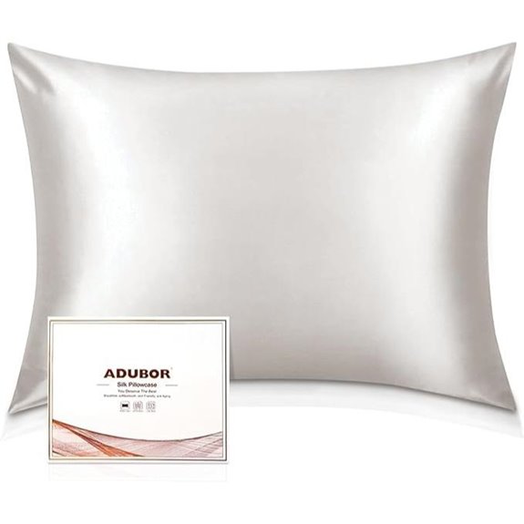 Adubor 100% Mulberry Silk Pillowcase (20''×26'')