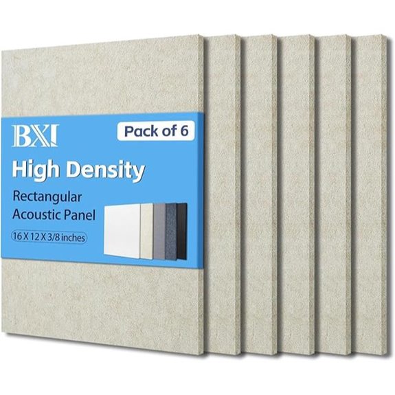 BXI Sound Absorber 6 Pack Acoustic Panels