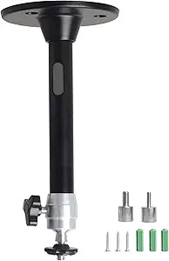 Mini Ceiling Wall Projector Mount (Black)