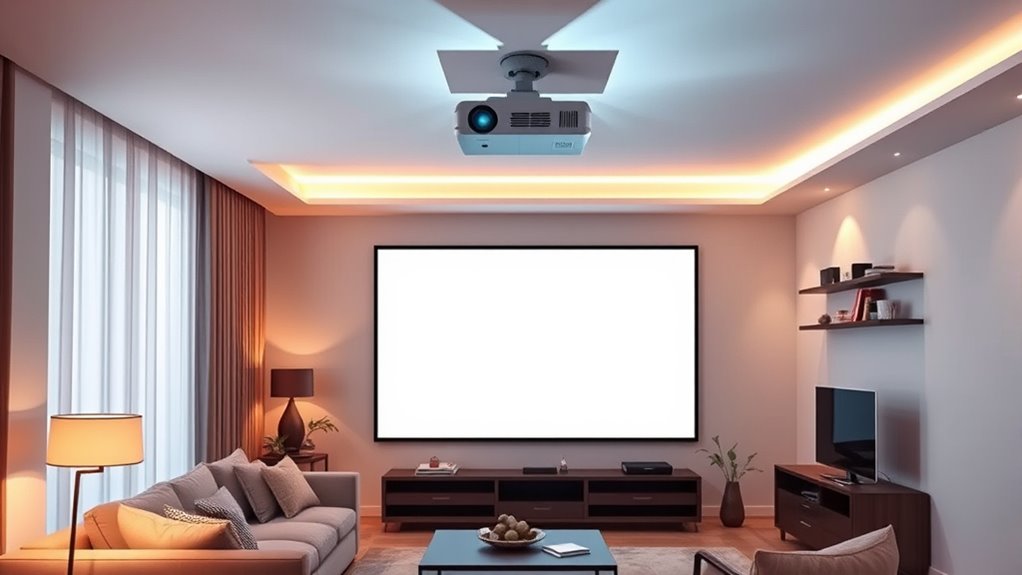 small room projector considerations