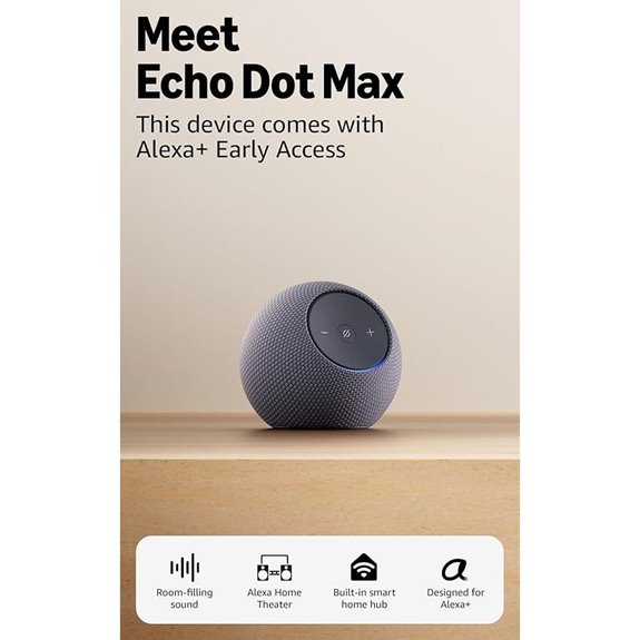 Amazon Echo Dot Max Alexa Speaker with Smart Hub
