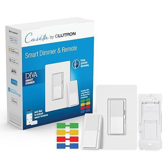 Lutron Diva 3-Way Smart Dimmer Kit with Remote