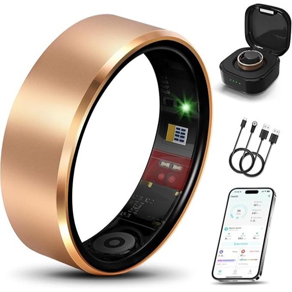 Smart Health Ring 2.0 Fitness Tracker with Heart Monitor