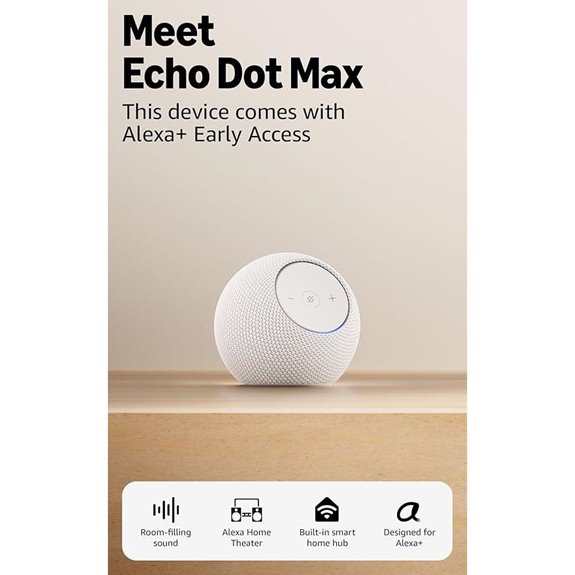 Amazon Echo Dot Max with Alexa and Smart Hub