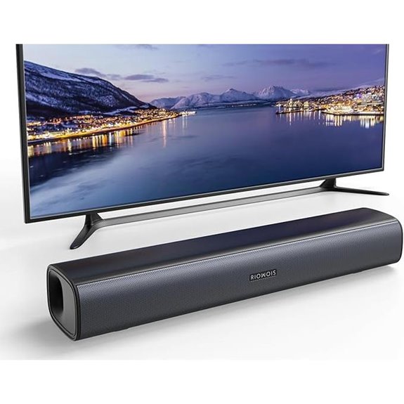 Sound Bar for Smart TV with Bass and Mount