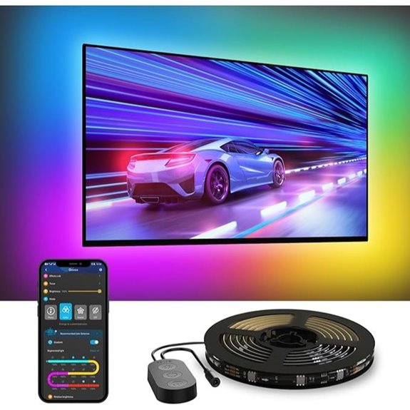Govee TV LED Backlight with Alexa & Wi-Fi Control