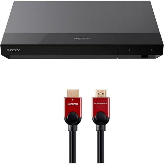 Sony UBP-X700 4K Blu-ray Player & HDMI Cable Bundle