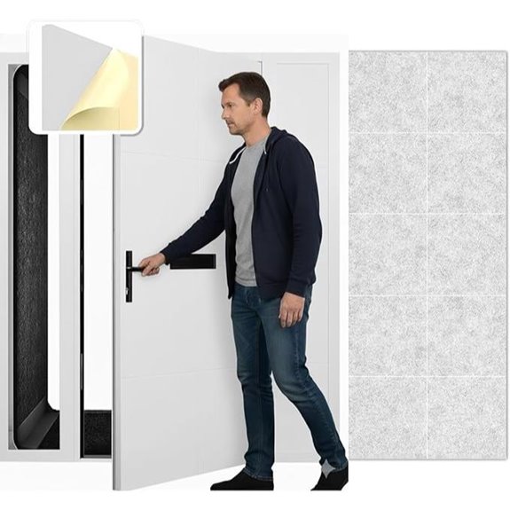 Arrowzoom Soundproof Door Kit PRO (20pcs 40dB Noise Reduction)