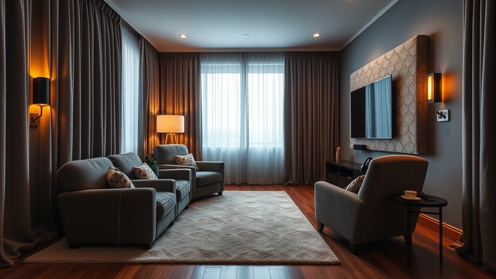 soundproofing and speaker placement