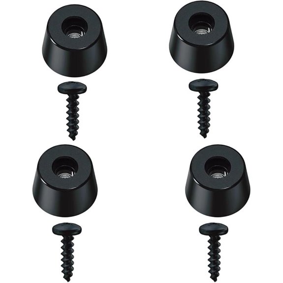 Rubber Feet Kit for Speakers and Furniture (4-Pack)