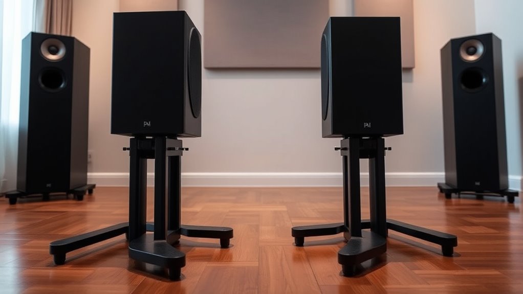 speaker stand material considerations