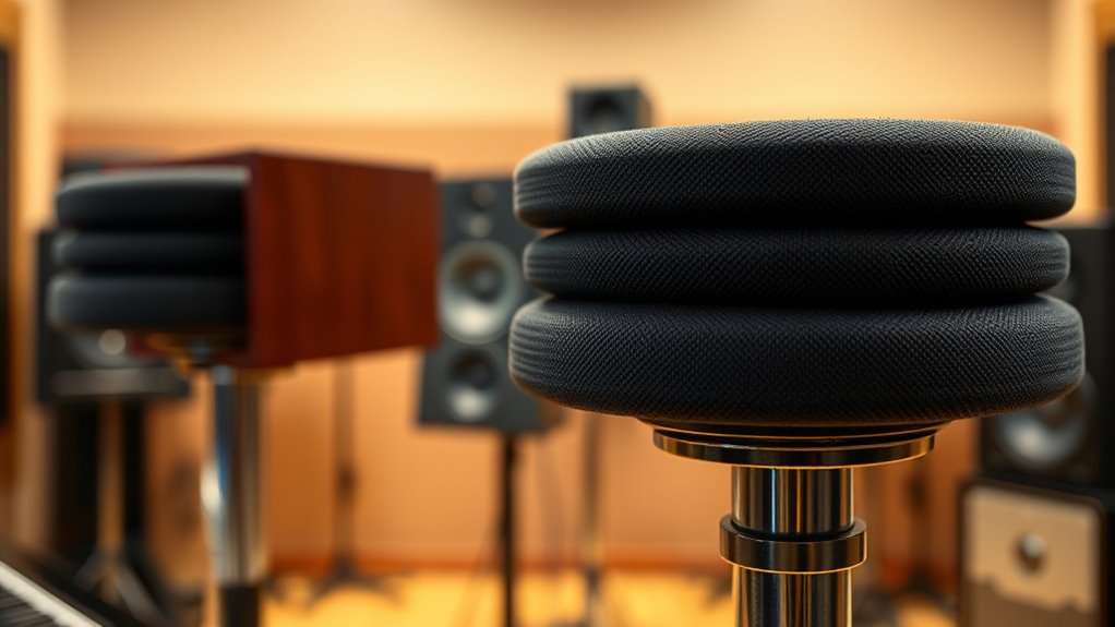 speaker stand pad features