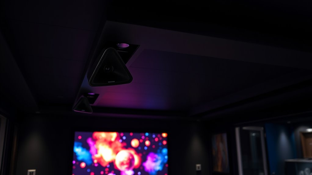 speakers bouncing sound upward