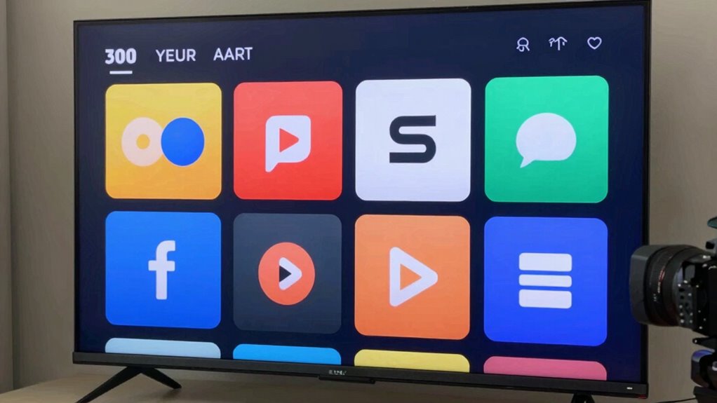 streaming app interface variations
